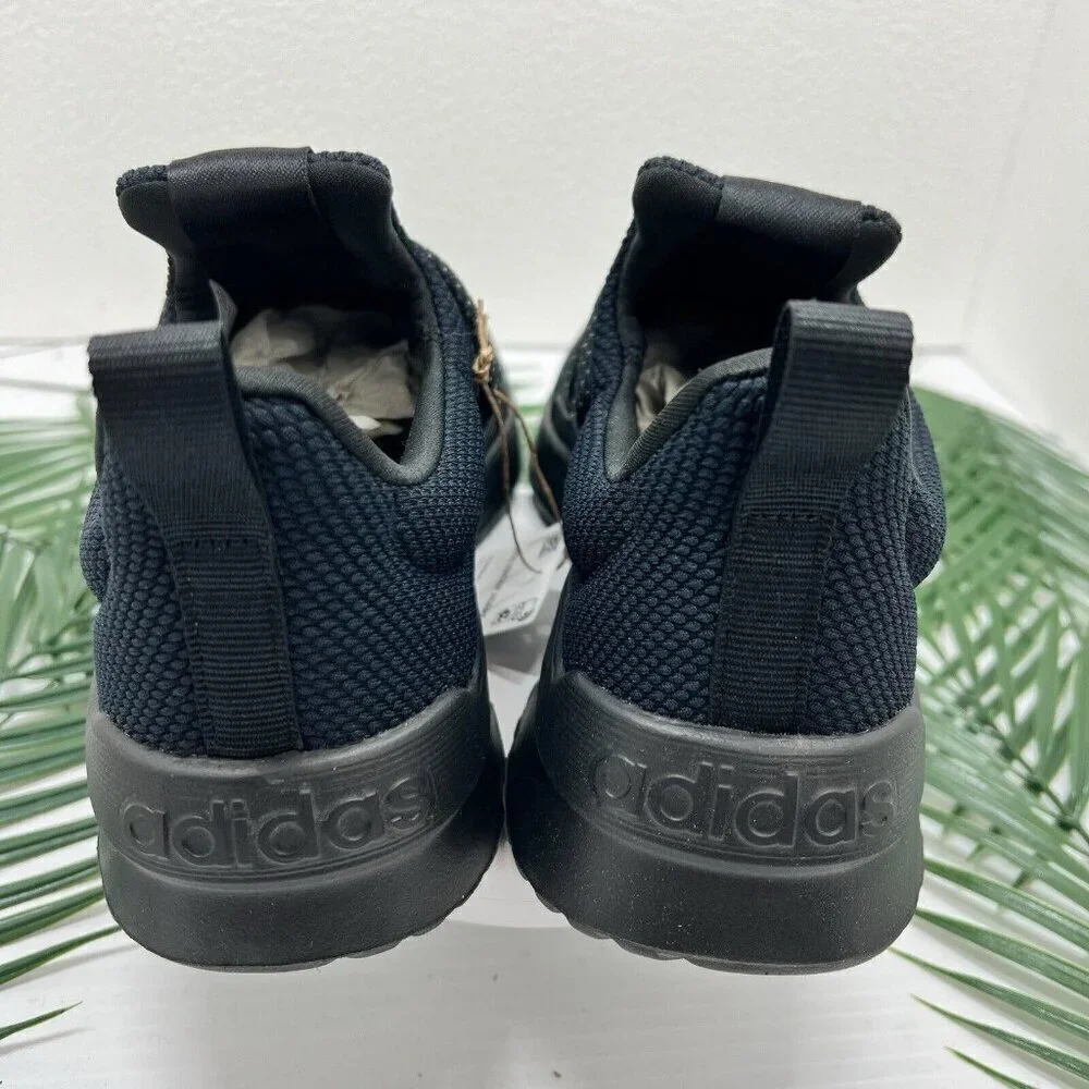 Adidas Light Racer Adapt 5.0 Black Slip-On Running Shoes Sz 7 NWB Comfort Gym